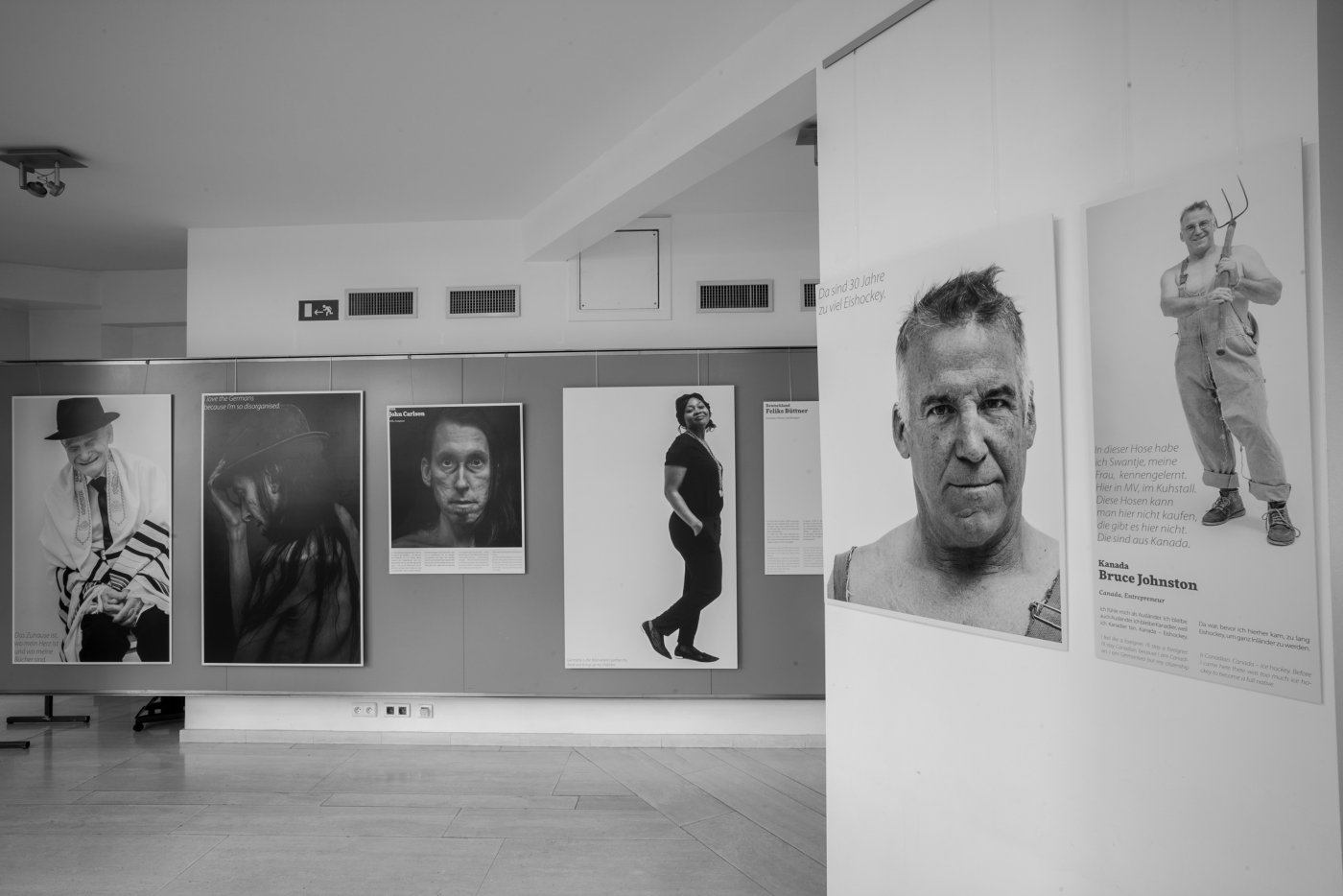 Exhebition homeland, brussels, belgium, manuela koska
