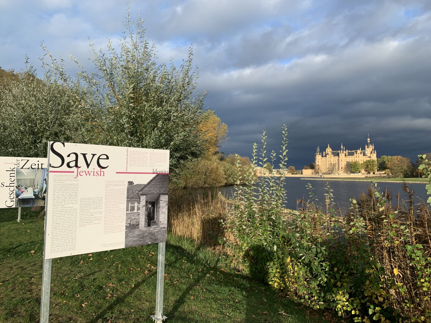 Abraham war Optimist open air ausstellung schwerin